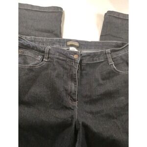 Apparel Collection Womens Dark Wash Straight Leg Jeans Size 16R MC224 Indigo